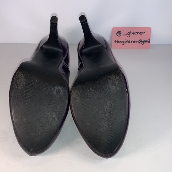 Size 8 Deep Purple / Eggplant Heels - Picture 9 of 15